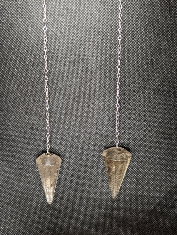 Smoky Quartz crystal pendulums for dowsing and divination