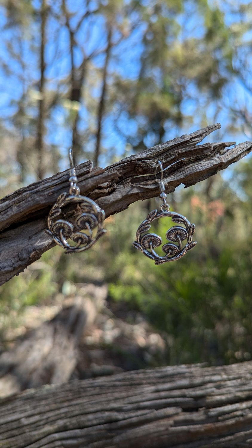 Earrings - Mushrooms