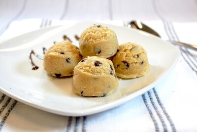 Cookie Dough Fat Bombs (Keto, gluten free options)