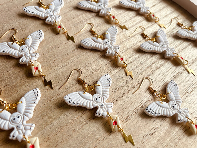 Wizard’s Owl Dangles