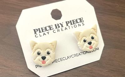 White Yorkie Studs