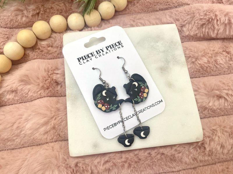 Mushie Teapot Dangle (Silver)