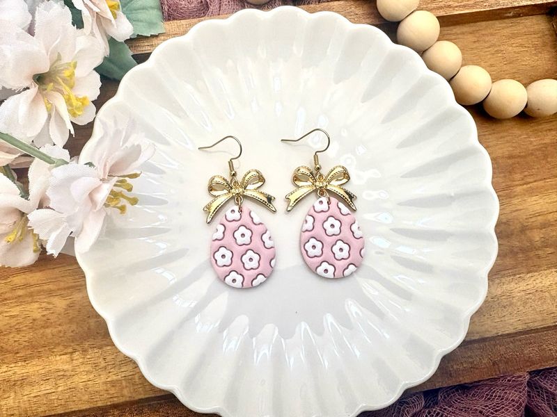 Floral Egg Dangle