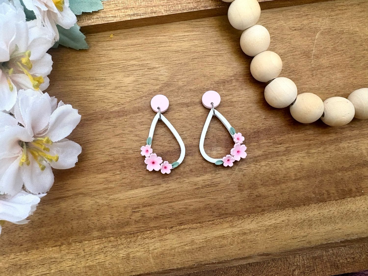 Teardrop Sakura Dangles