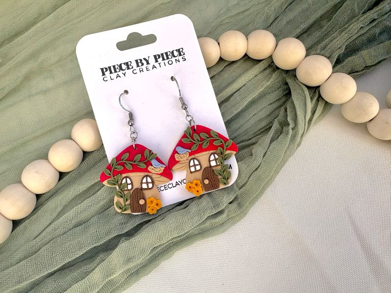 Mushroom Cottage Dangles