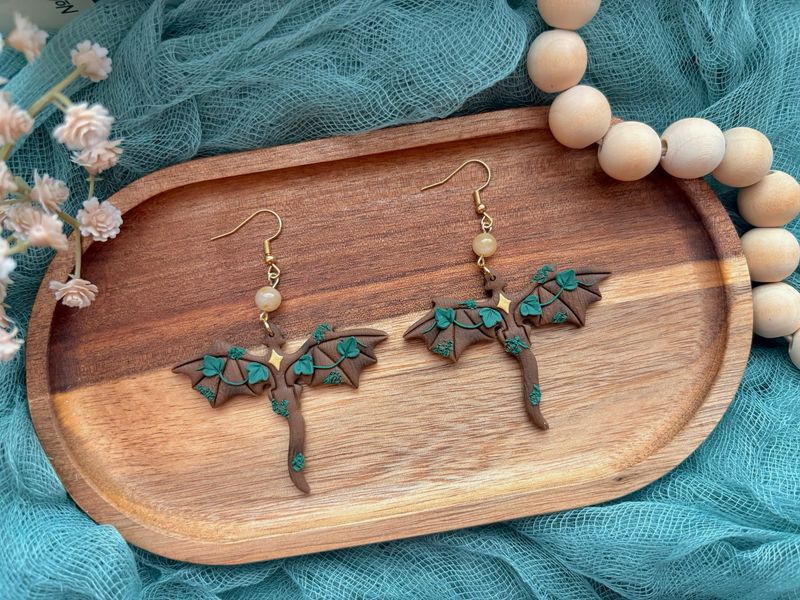 Woodsy Dragon Dangles