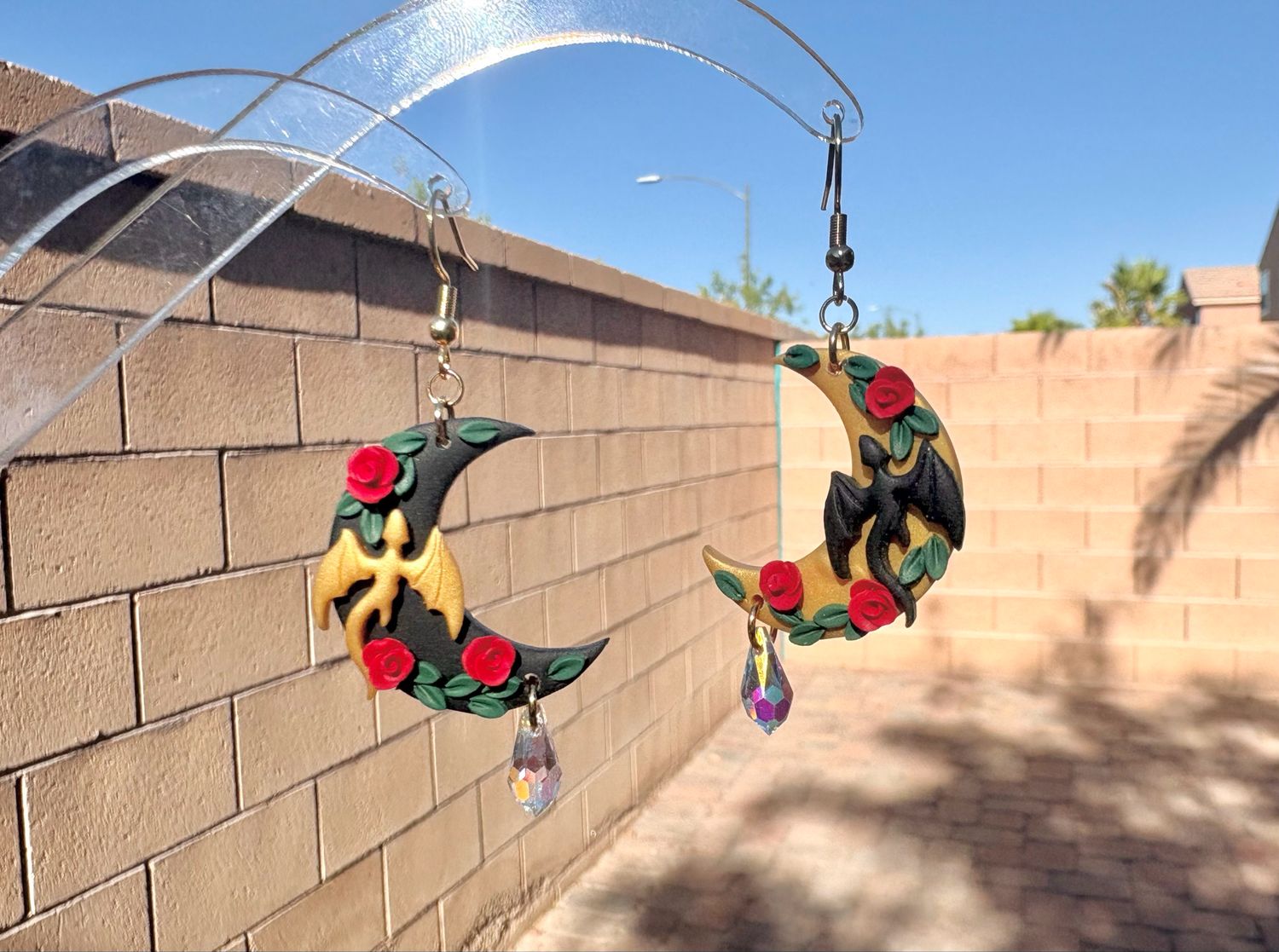 Moon Dragon Dangles