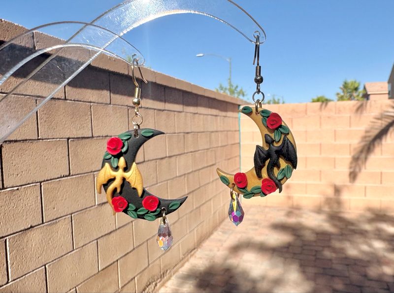 Moon Dragon Dangles