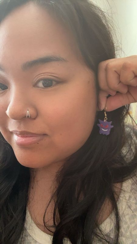 Purple Gas Dangles
