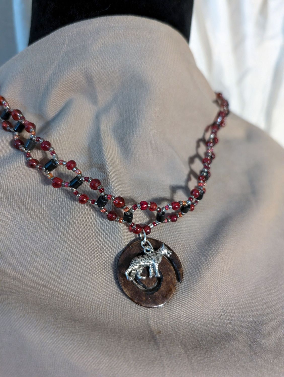 19" Wolf Necklace
