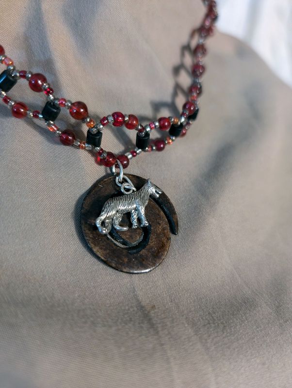 19" Wolf Necklace