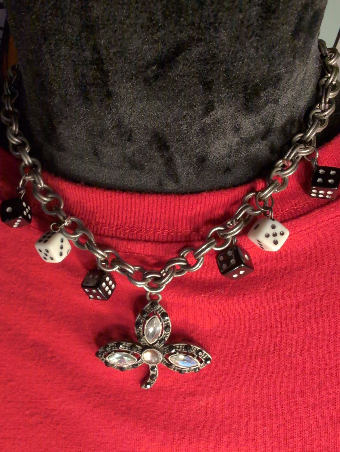 16" Clover and Dice Necklace