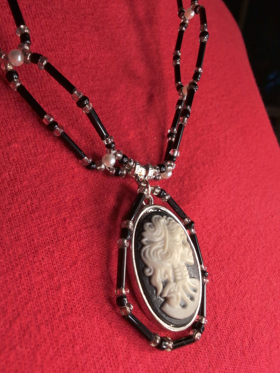 23" Cryptic Cameo Necklace