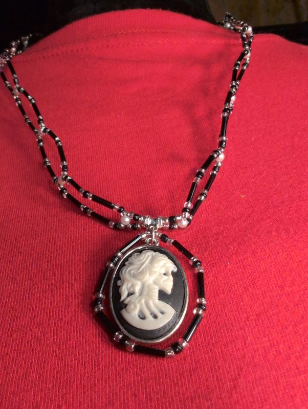 23" Cryptic Cameo Necklace