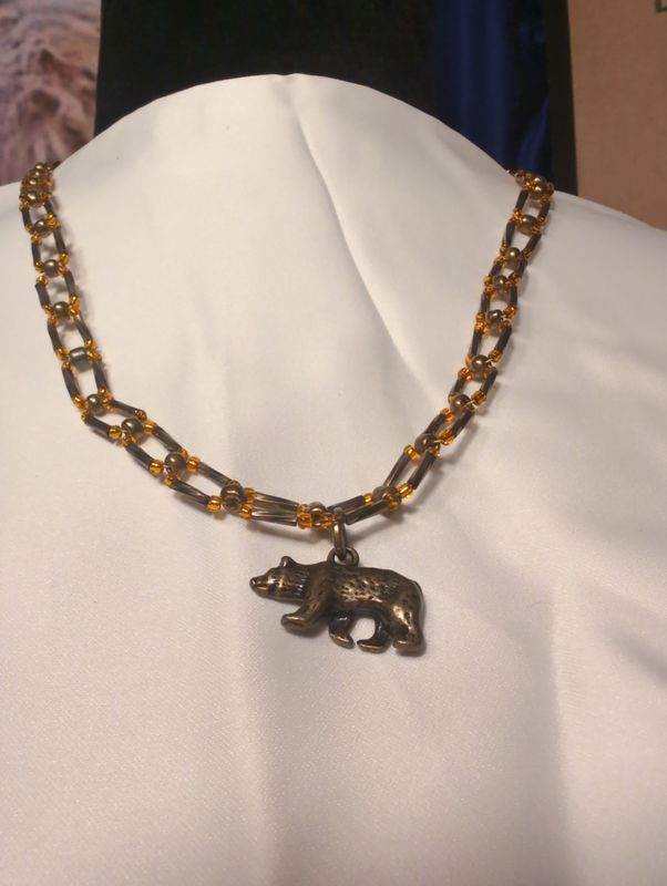 21" Bear Necklace