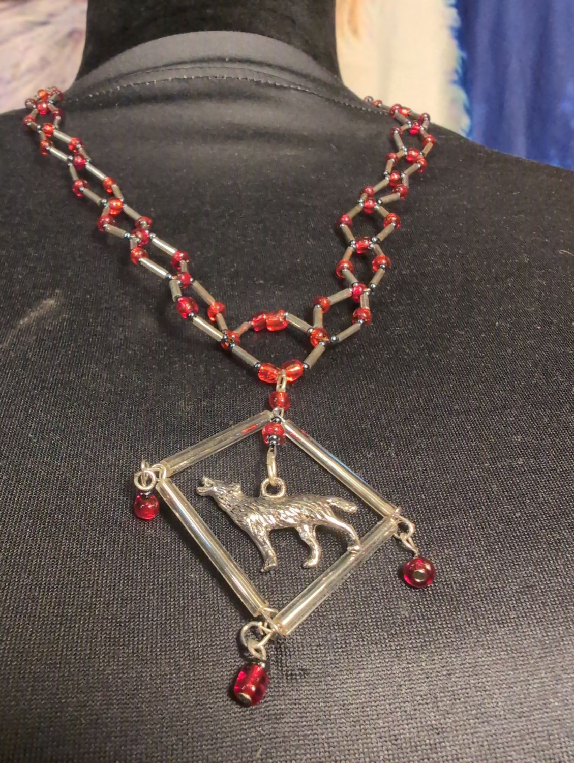 22" Wolf Necklace