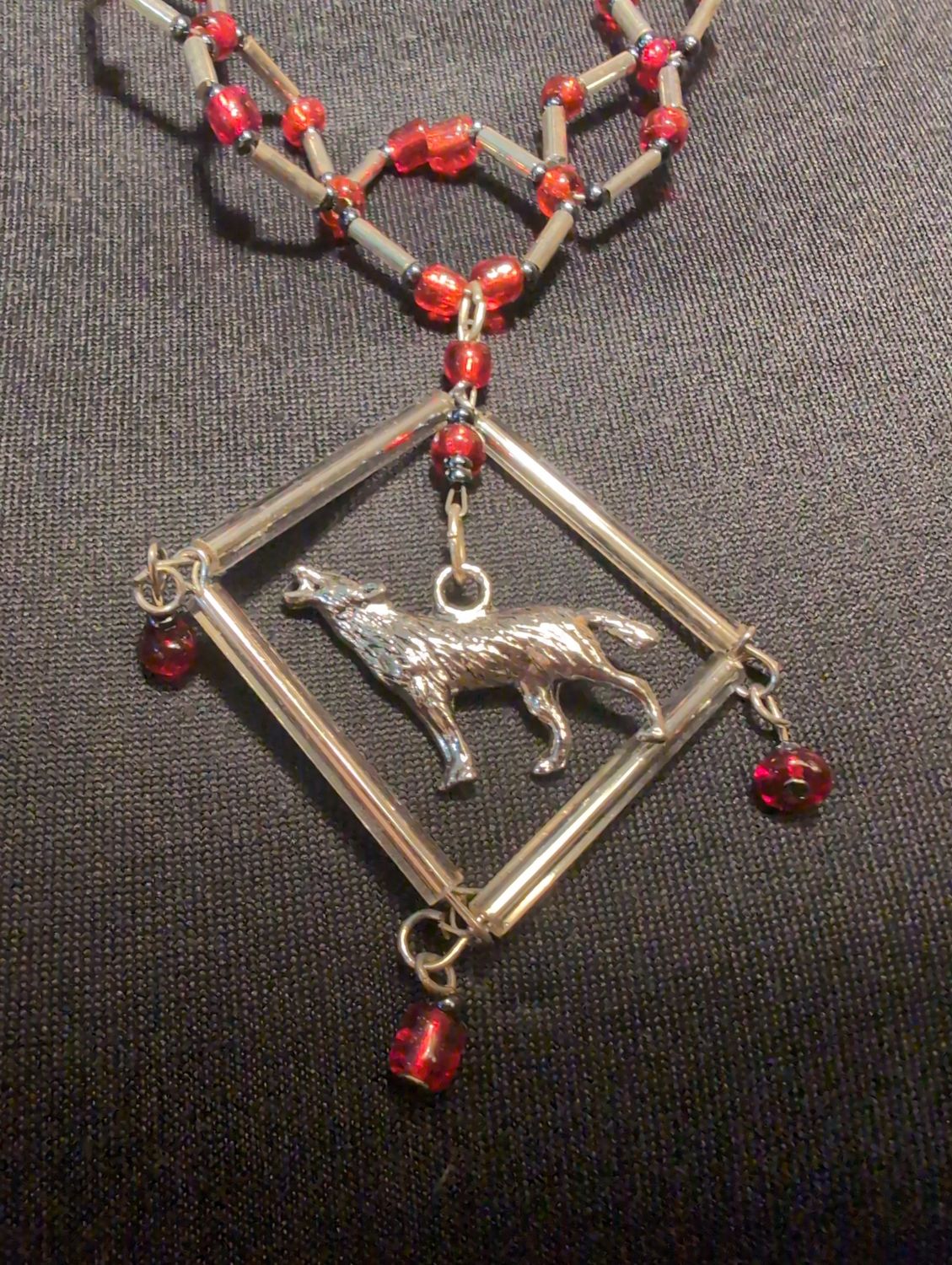 22" Wolf Necklace