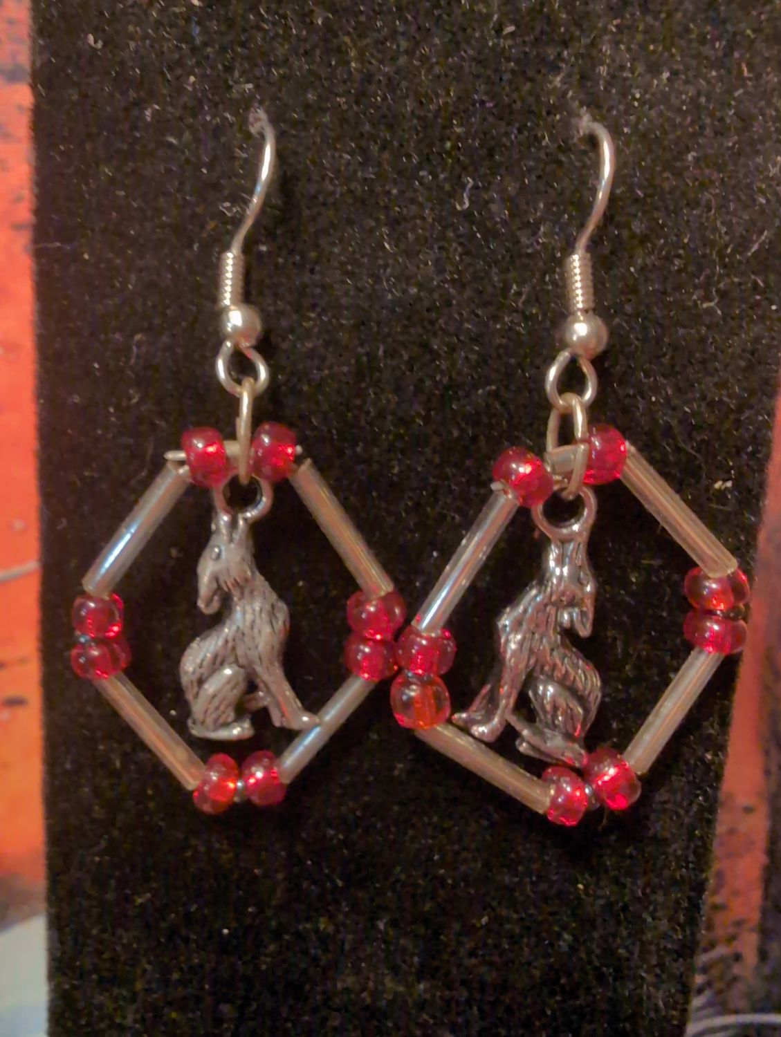Wolf Earrings