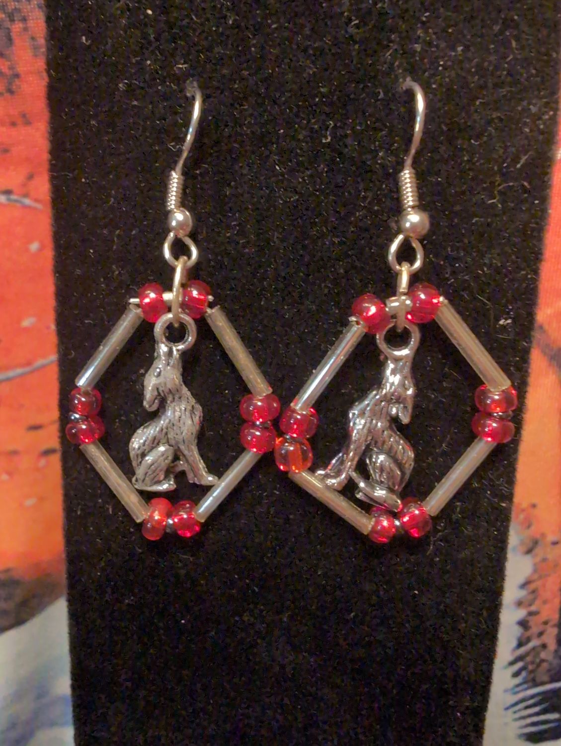 Wolf Earrings