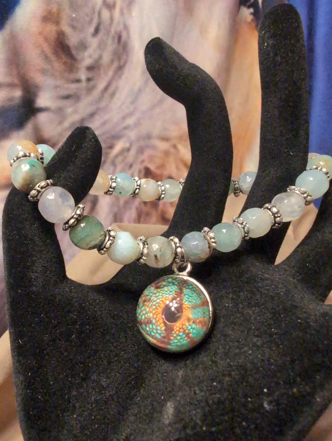 7 3/4" Elastic Crystal Bracelet