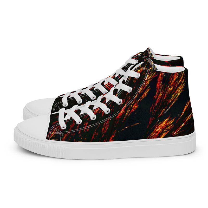 Fire Storm Men’s high top canvas shoes