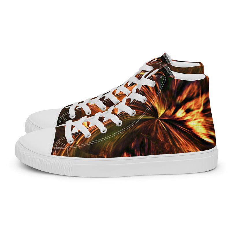Meteor Shower Women’s high top canvas shoes
