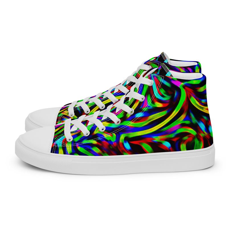 Smile Collection Women’s high top canvas shoes