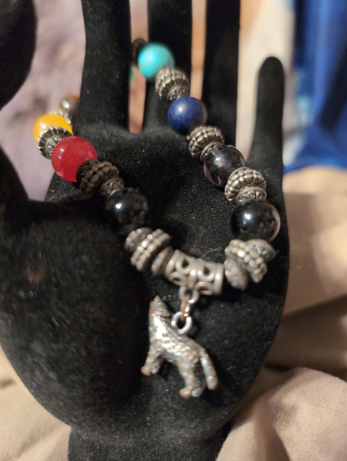 7" Wolf Bracelet 
