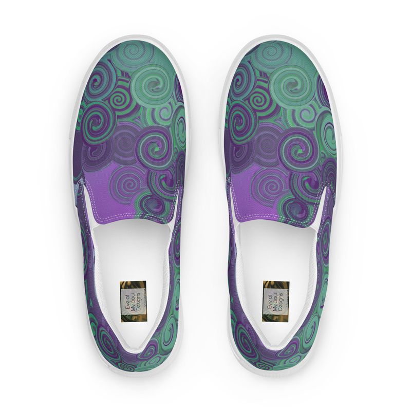 Spiral of Life Women’s slip-on canvas shoes