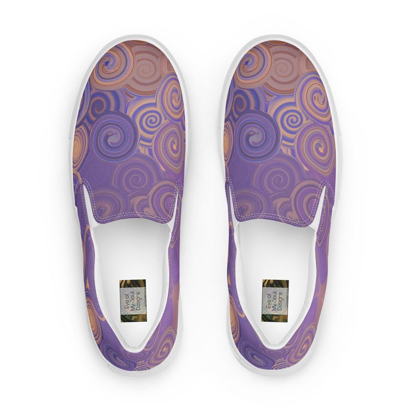 Spirals of Life Women’s slip-on canvas shoes
