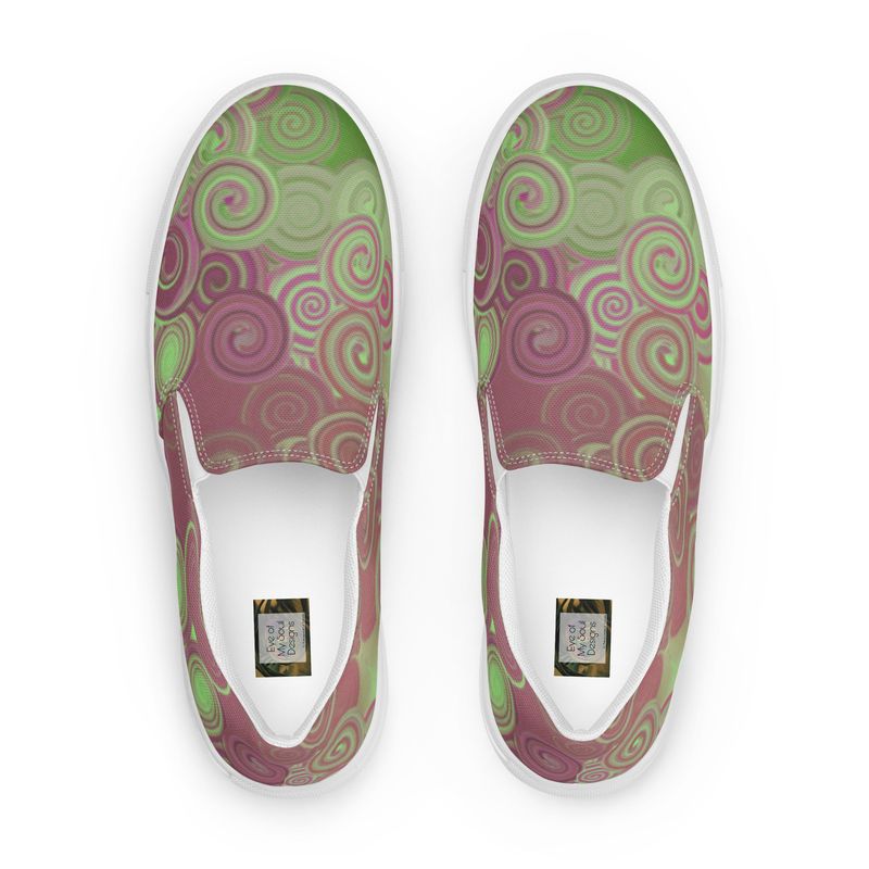 Spiral of Life Women’s slip-on canvas shoes