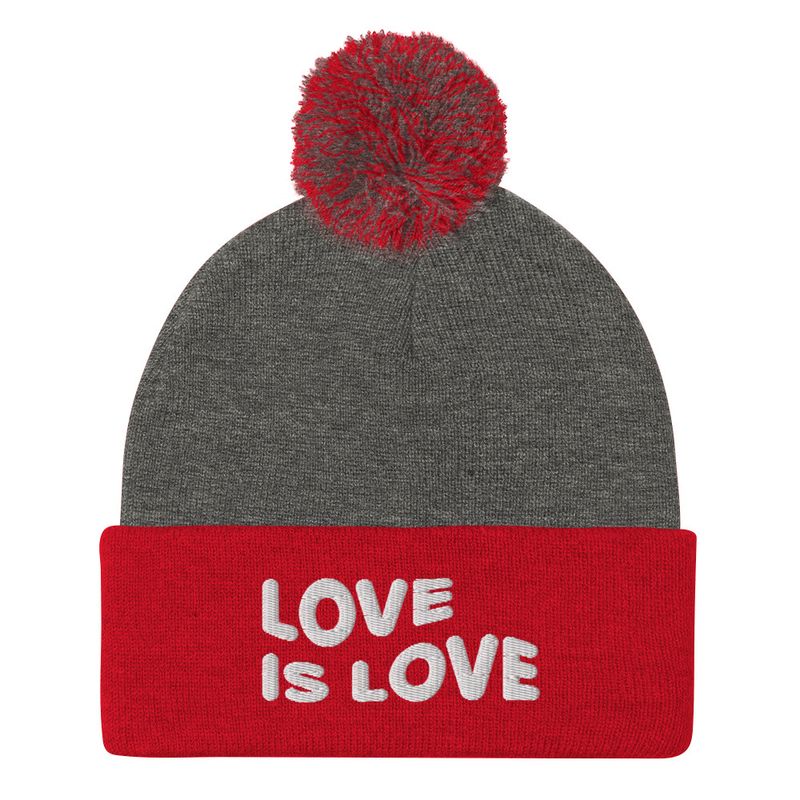 Love is Love Pom-Pom Beanie