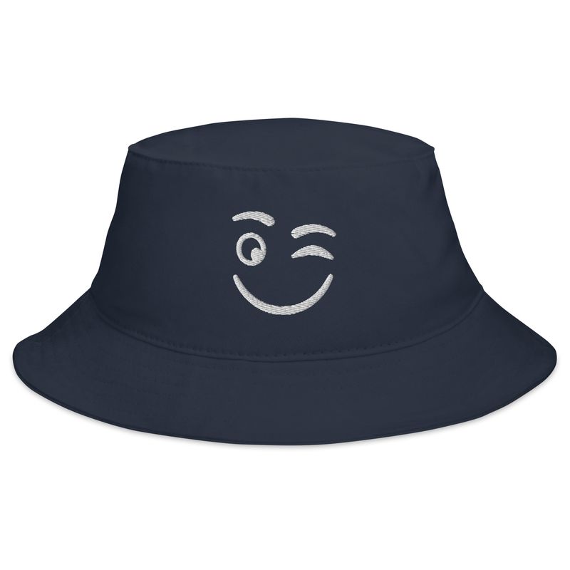 Winkey Face Bucket Hat
