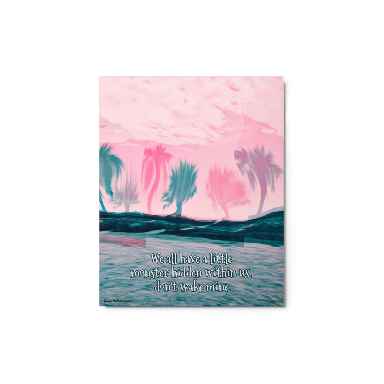 Little Monsters Metal prints