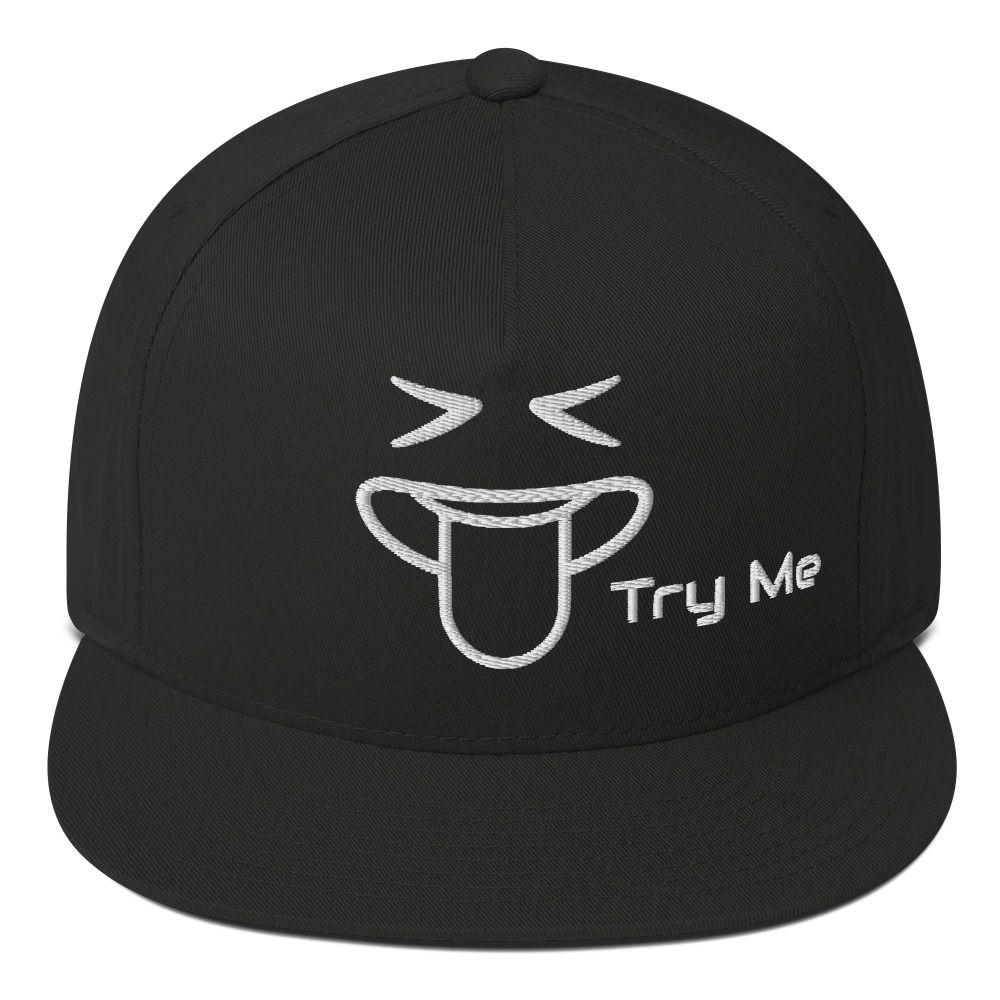 Try Me Flat Bill Cap