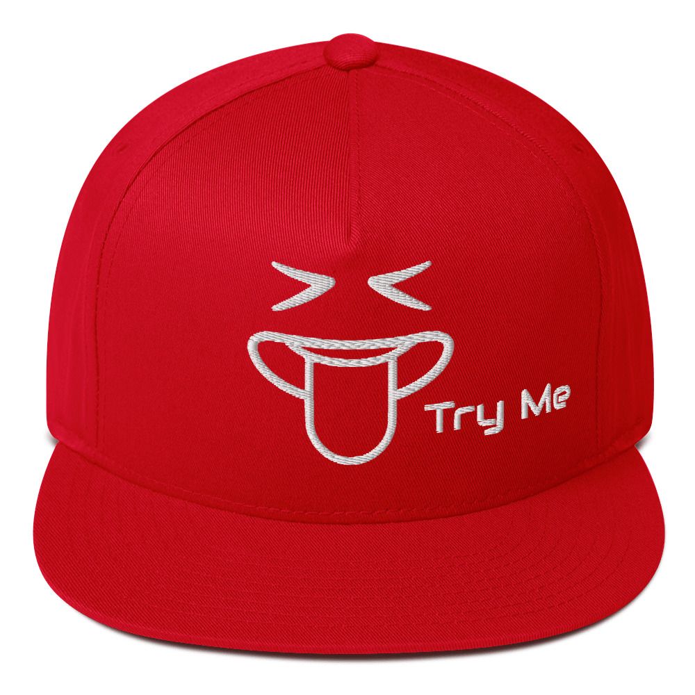 Try Me Flat Bill Cap
