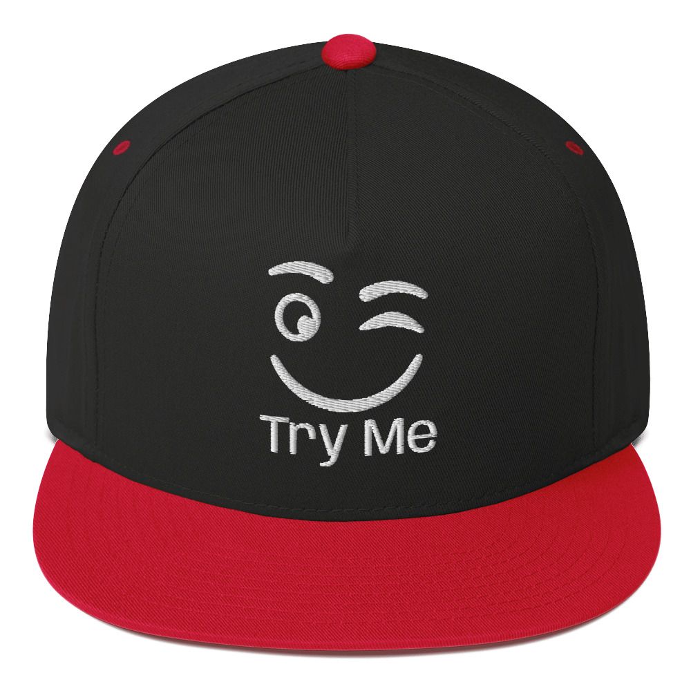 Try Me Flat Bill Cap