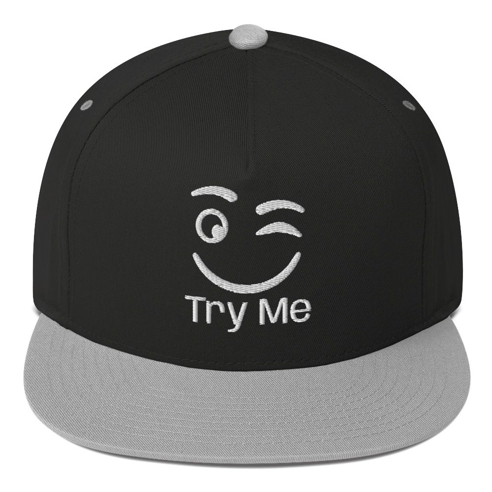 Try Me Flat Bill Cap