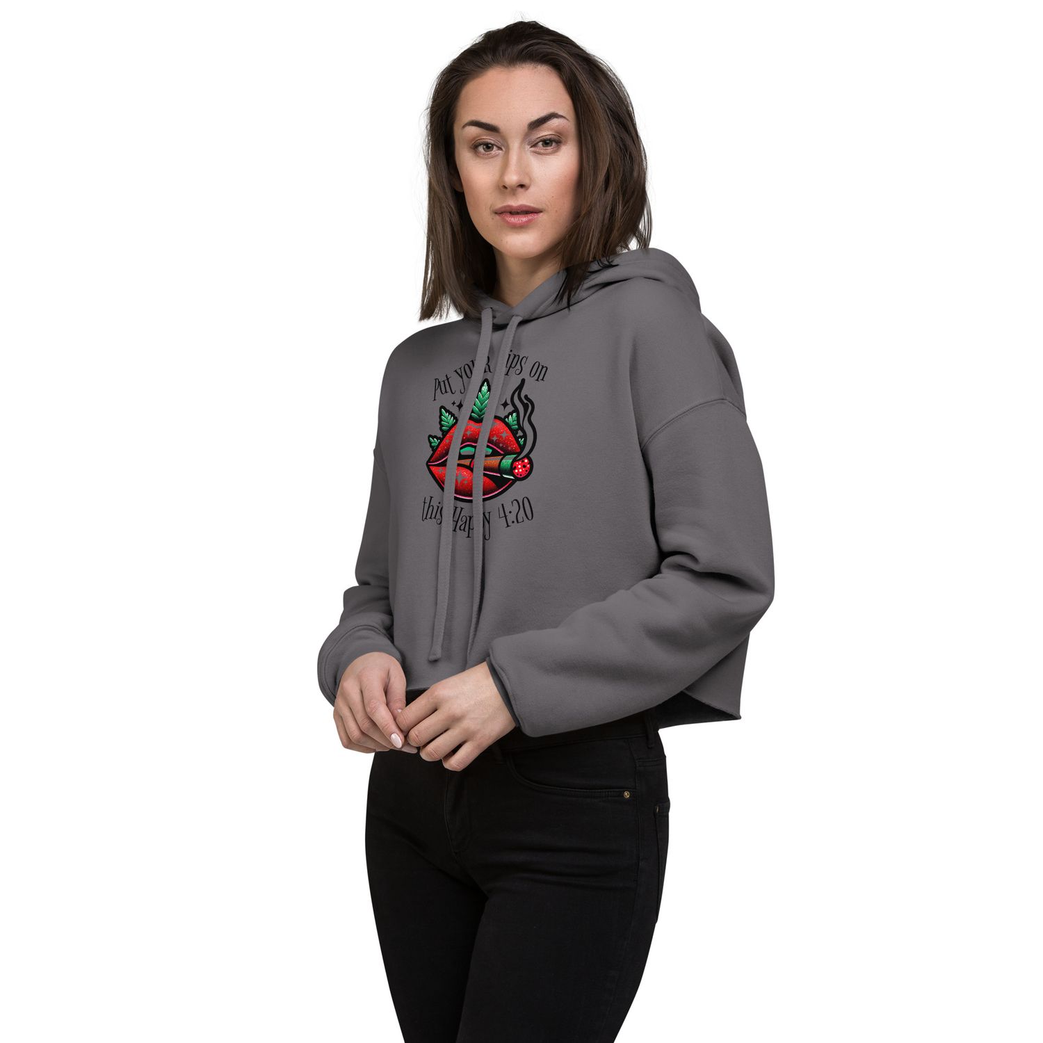 420 Crop Hoodie