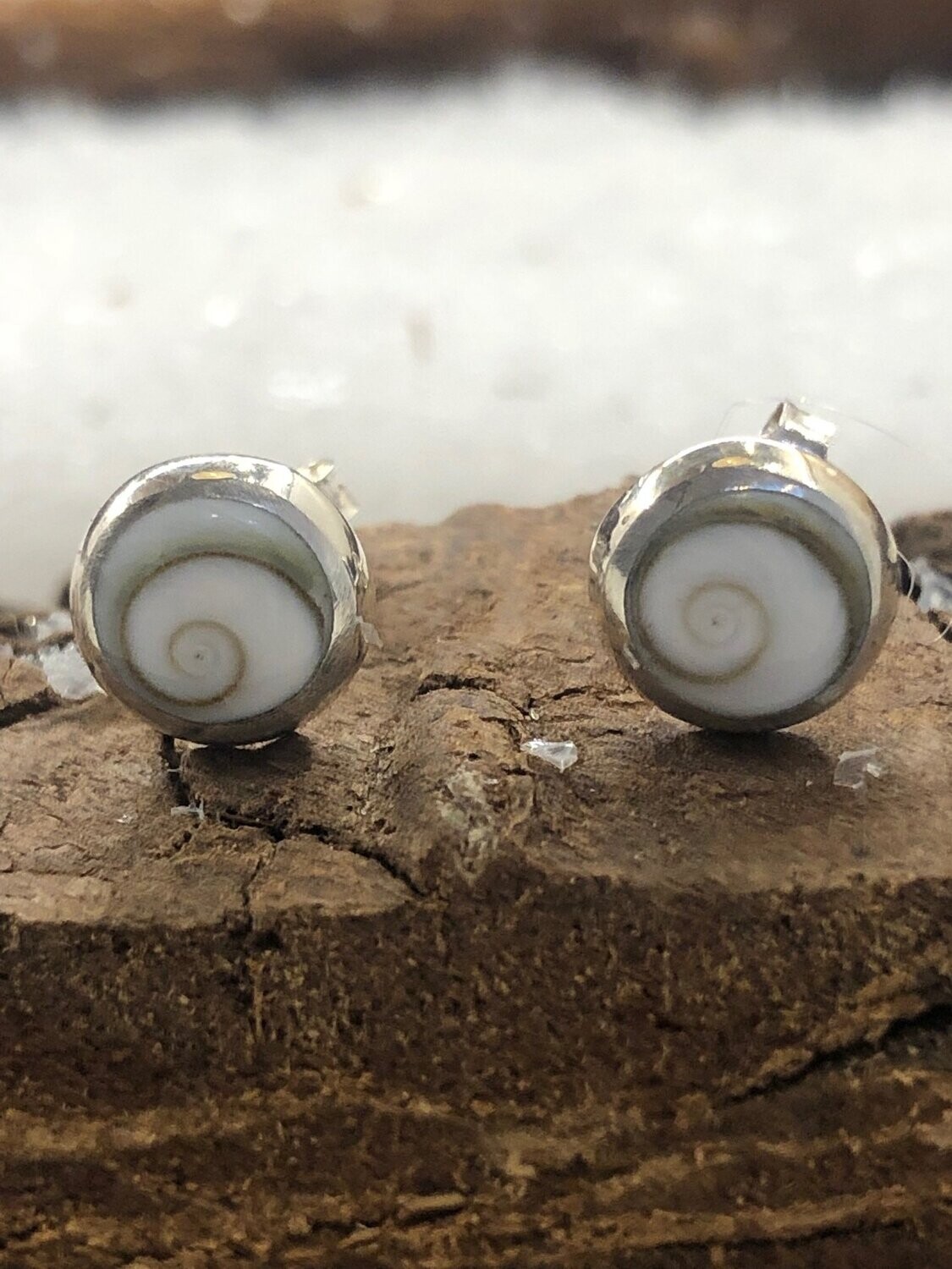 echt Silber Ohrstecker Gottesauge