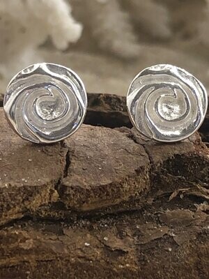 echt Silber Ohrstecker Spirale klein echt Silber Ohrstecker Spirale klein