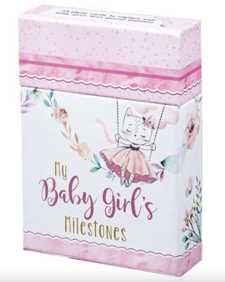 Card Box - My Baby Girl's Milestones
