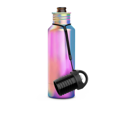 Drink Holder - Insulated Bottle - Rainbow Metallic