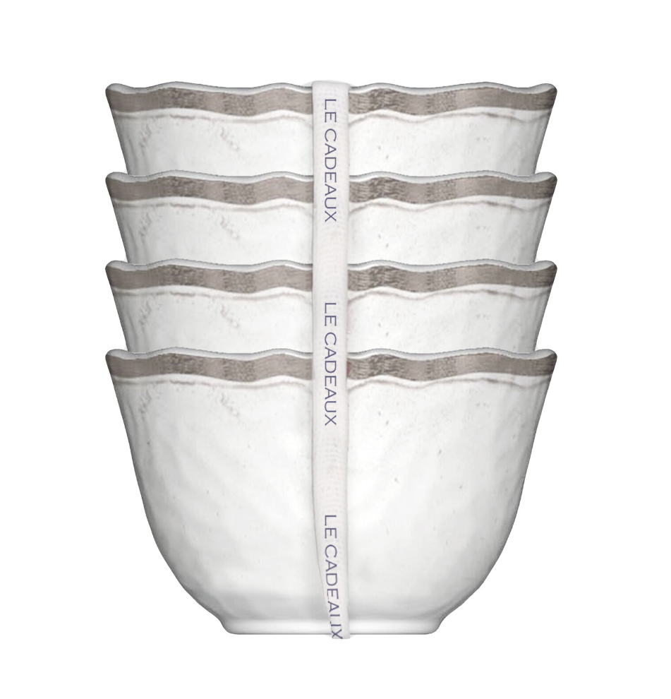 Bowl - Dessert - Melamine - Set Of 4 - Rustica