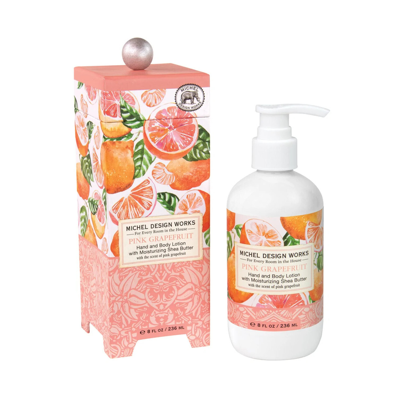 Lotion - Pink Grapefruit - Hand and Body - 8 Oz.