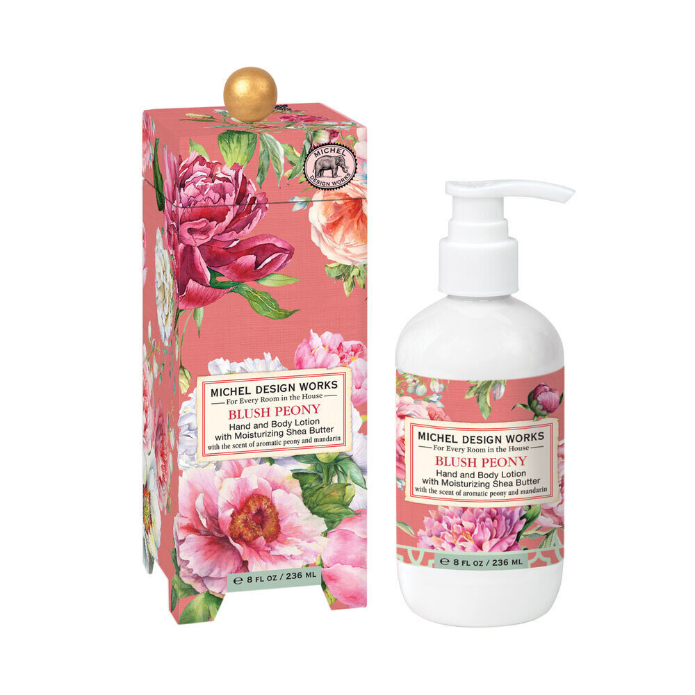 Lotion - Blush Peony - Hand & Body - 8 Oz.