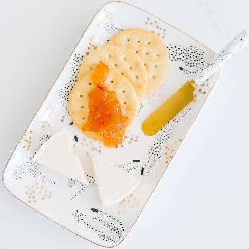 Plate - Appetizer - With Knife - Cheetah