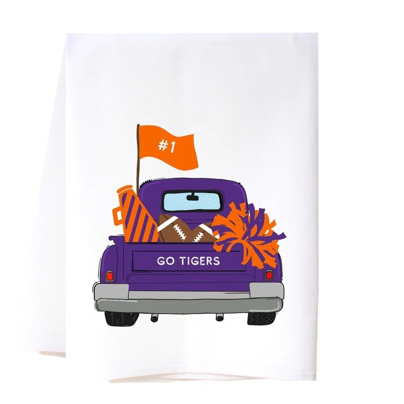 Gameday - Clemson - Tea Towel - Truck