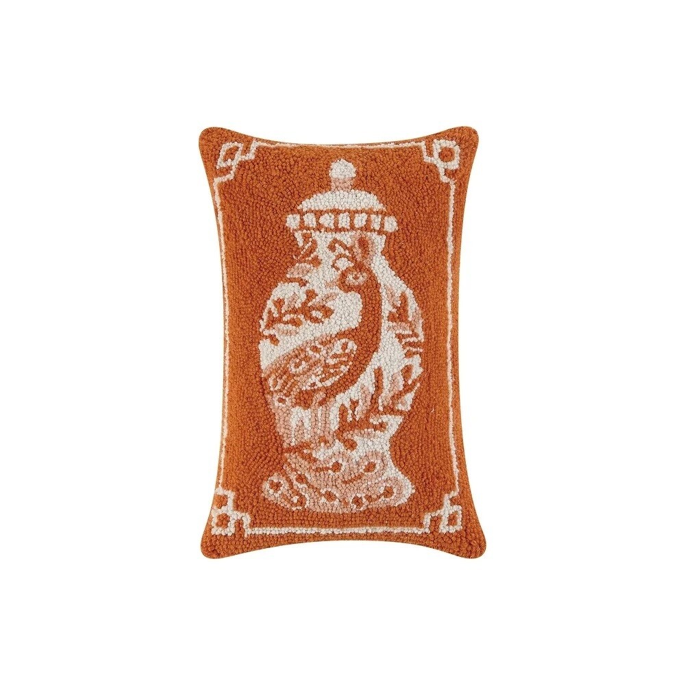 Pillow - Orange Chinoiserie - 12x18