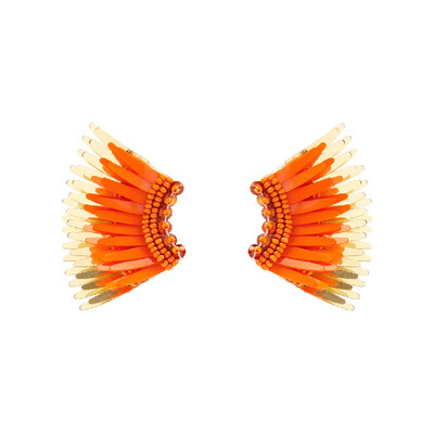 Accessories - Earrings - Orange Gold Mini Madeline